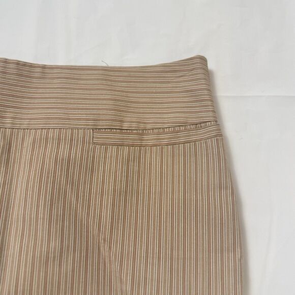 Barneys New York Womens Brown Striped Pencil Skirt Size 6 - Picture 10 of 16